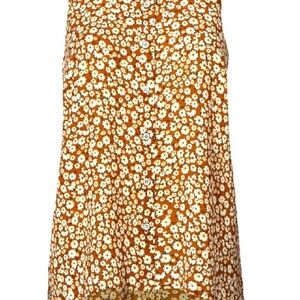 CAbi Lark Tank - Brown and White Floral Tank Top
